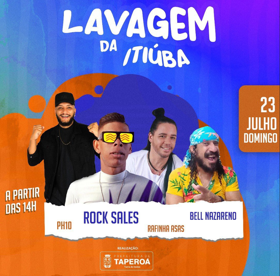 Lavagem de Itiúba ocorre neste domingo.